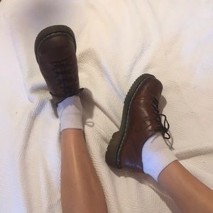 Brown Doc Martens